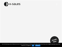 Tablet Screenshot of k-sales.ch